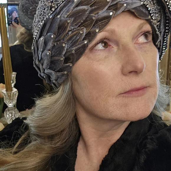 RARE Vintage George Zamau'l Couture Hat - Picture 8 of 9